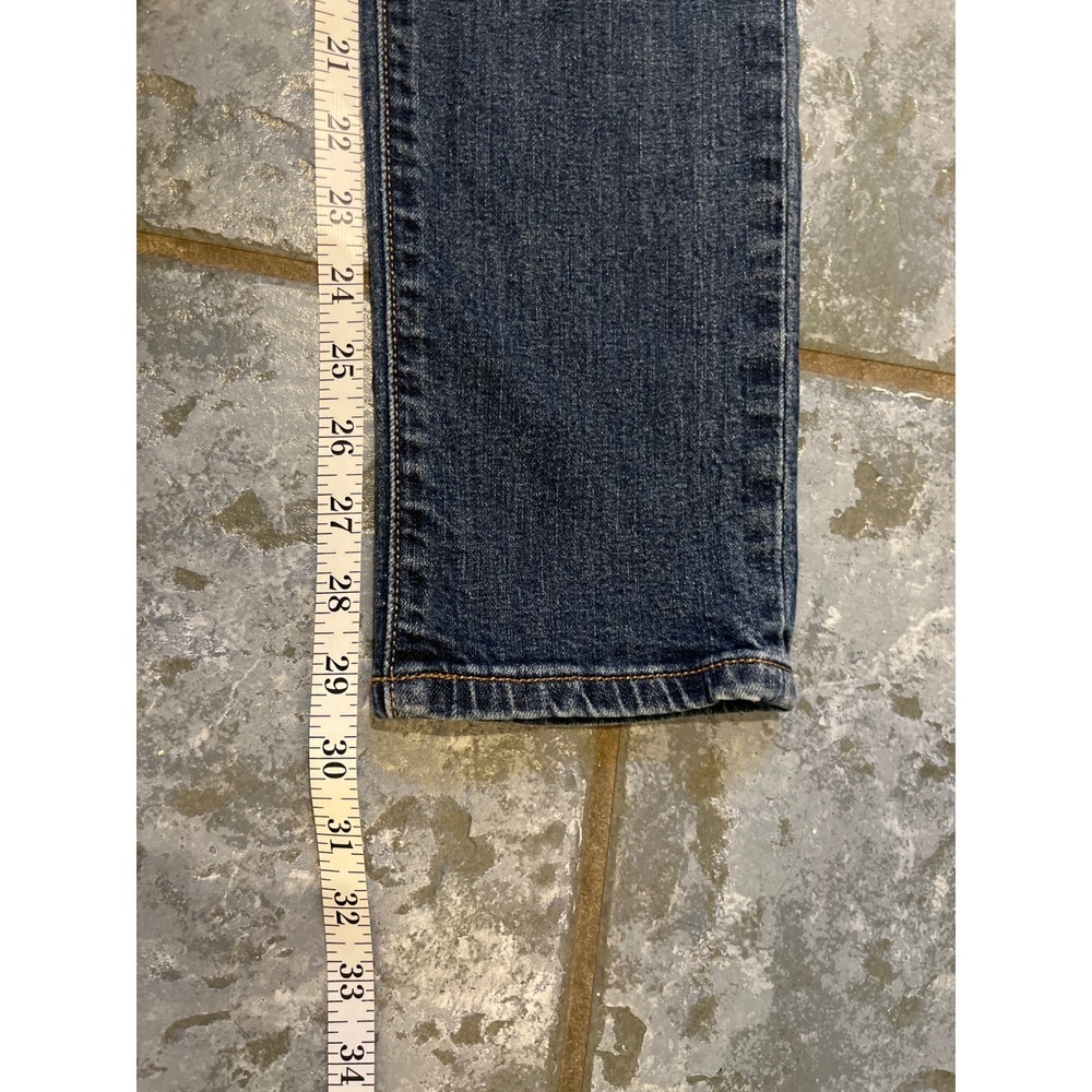 Calvin Klein Jeans Women's Size 28 Blue Ultimate Skinny Dark Wash Denim Chic‎ - Picture 9 of 11